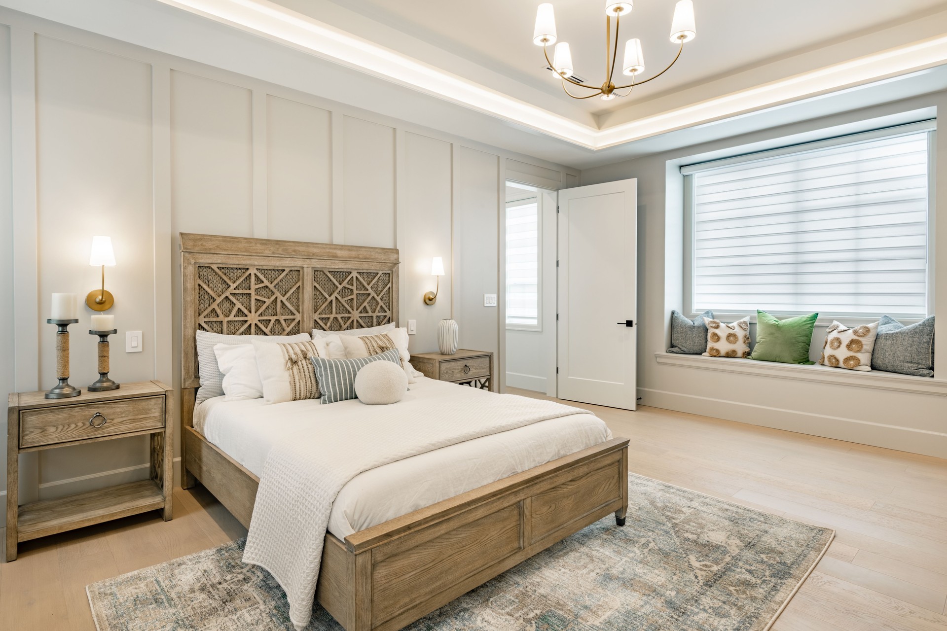 New contruction bedroom interior home house